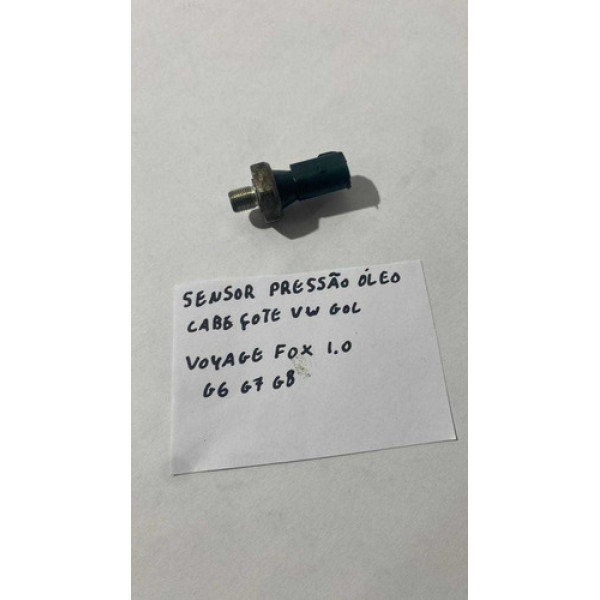 Sensor Pressão Oleo Cabeçote Vw Voyage Fox Gol G6 G7 G8 1.0
