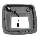 Moldura C/ Microfone Luz Cortesia Teto Prisma  2019 13576669