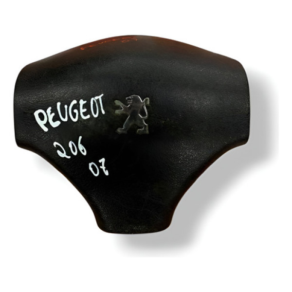 Capa Do Volante Peugeot 206 1.0 2008 2009 2010 9644329177 Preto