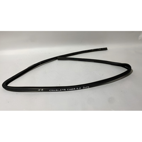 Borracha Canaleta Vidro Diant Direito Gm Corsa Classic 2007 Preto