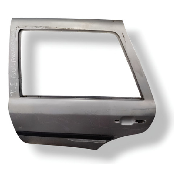Porta Traseira Esquerda Vw Gol G3 2001 2005 2006  Detalhe Traseira Esquerda Cinza