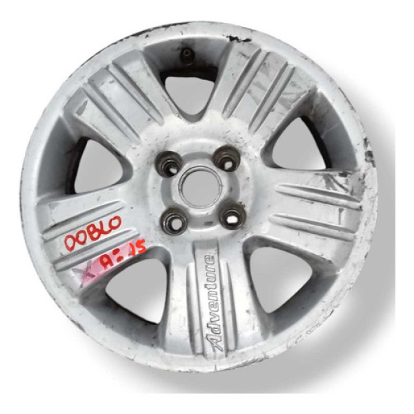Roda Avulsa Aro 15 Fiat Doblo 2003 2004 2005 2006 07 Prateado