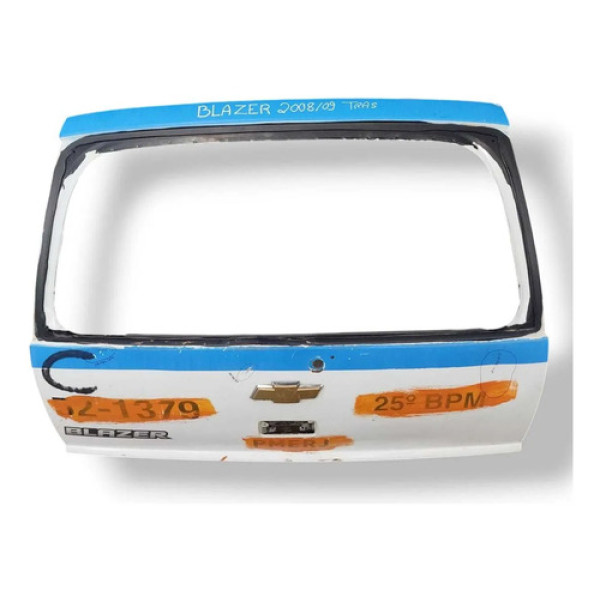 Tampa Traseira Porta Malas Chevrolet Blazer 2.4 2008 Detalhe Branco