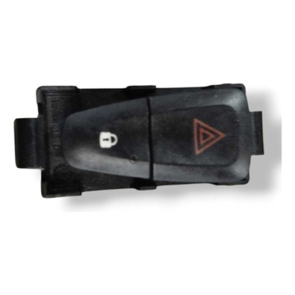 Botão Pisca Alerta/trava Renault Logan 2017 2018 2019 E31601 Preto