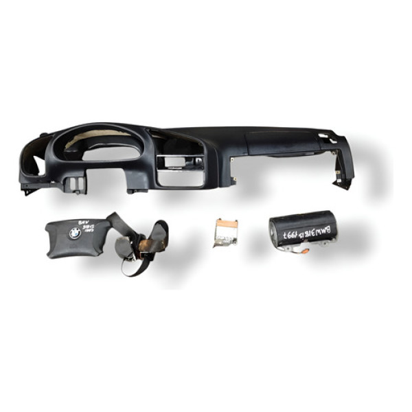 Kit Air Bag Com Painel  Bmw  318i S 1.9 1997 1998 1999 Cinza