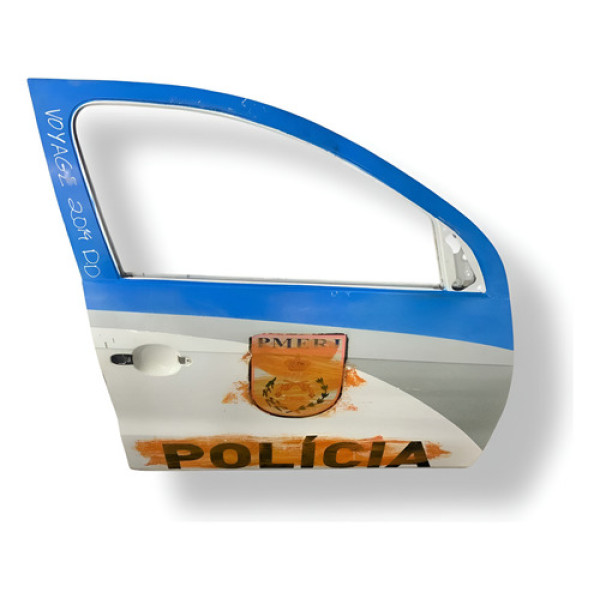 Porta Dianteira Direita Volkswagen Voyage 2013 2014 2015 - Dianteira - Direita - Branco