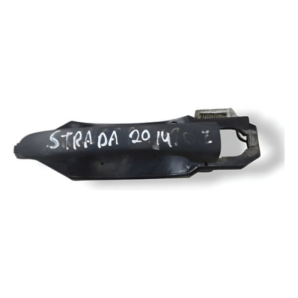 Maçaneta Externa Dianteira Esquerda Fiat Strada 2013 2014 Vermelho Dianteira