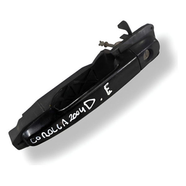 Maçaneta Externa Dianteira Esquerda Corolla 1.8 2004 635504 Preto