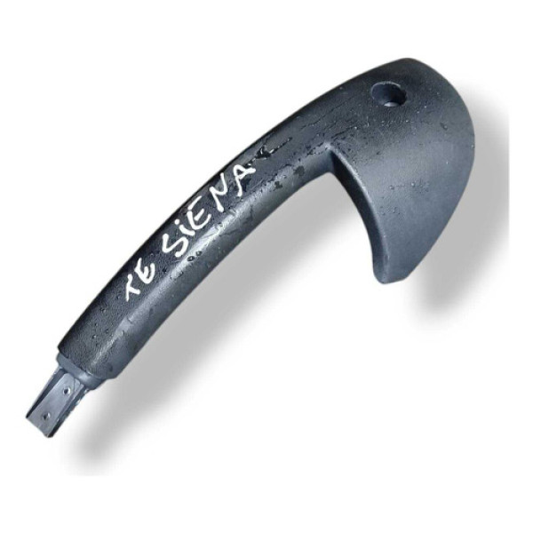 Puxador Porta Traseira Esquerda Fiat Siena 2007 2008 2009 Preto