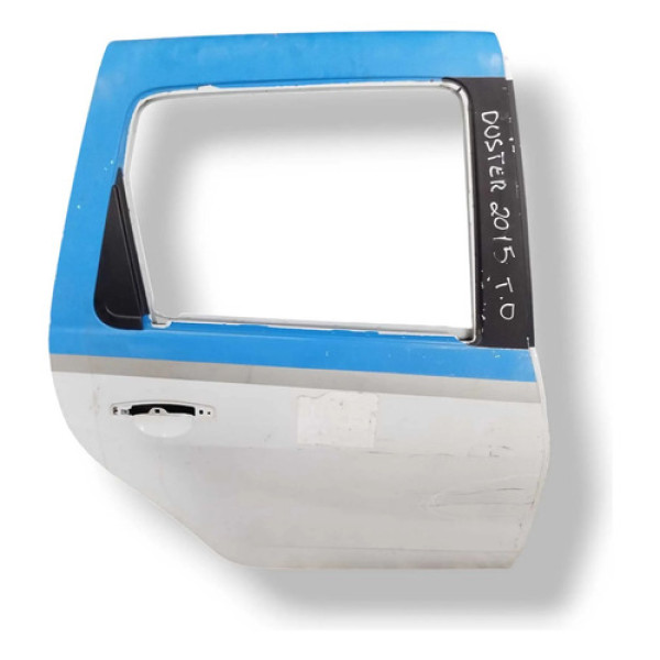 Porta Traseira Direita Renault  Duster 2014 2015 Detalhe Traseira Direita Branco