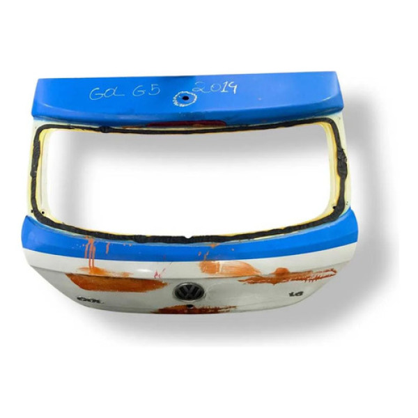 Tampa Traseira Porta Malas Volkswagen Gol G5 2014/16 Detalhe Branco