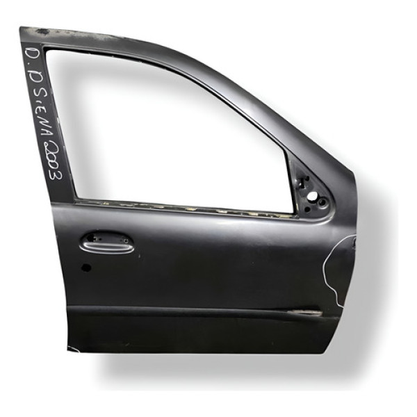 Porta Dianteira Direita Fiat Palio Siena 2002 2003 Detalhe Preto Direita Dianteira