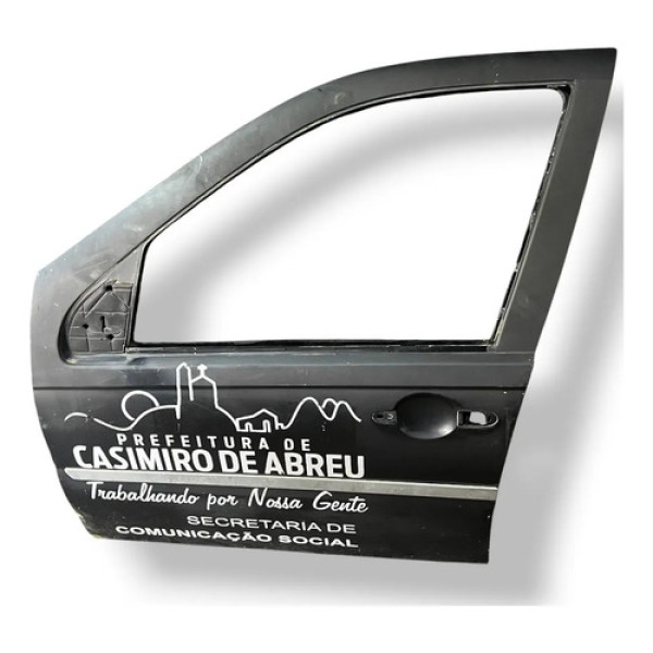 Porta Dianteira Esquerda Fiat Siena 2008 2009 2010 2011 2012 Dianteira Esquerda Preto