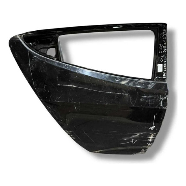 Porta Traseira Direita Hyundai Veloster 2011 2012 C/ Detalhe Traseira Direita Preto