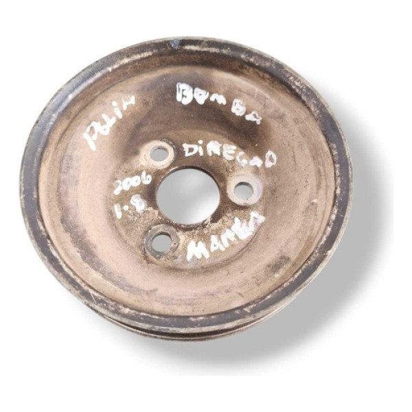 Polia Bomba Direção Hidráulica Fiat Marea 1.8 2005 2006 2007 Prateado