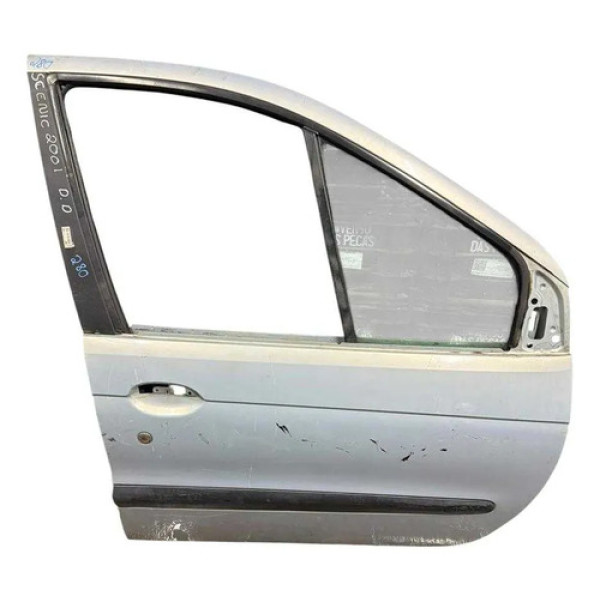 Porta Dianteira Direita Renault Scenic 2001 2002 2003 A 2009 Dianteira Direita Prateado