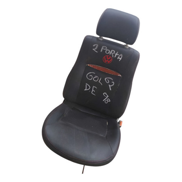 Carcaça Banco Dianteiro Esquerdo Vw Gol G2 2 Portas 1998 Preto