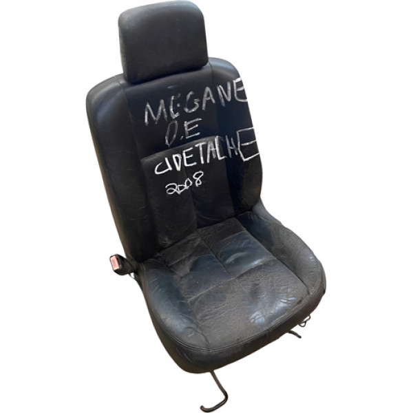 Banco Dianteiro Esquerdo Renault Megane Com Detalhe 2008/09 Preto