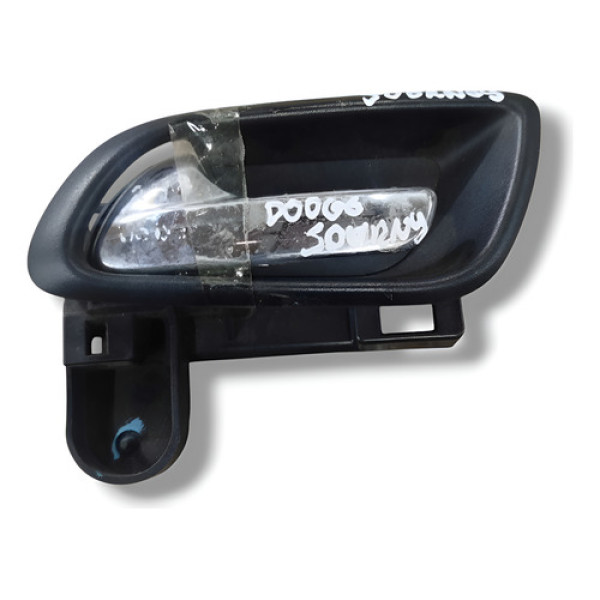 Maçaneta Interna Traseira Esquerda Dodge Journey 2013 2014 Preto Traseira