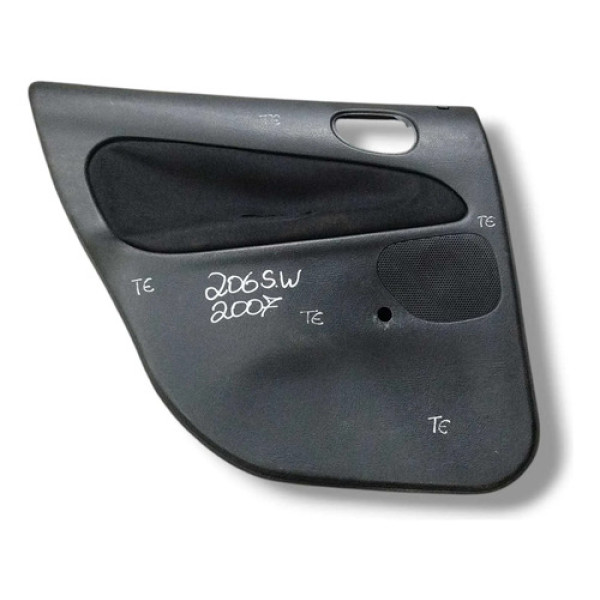 Forro Porta Traseiro Esquerda Peugeot 206 Sw 2007 9656970477