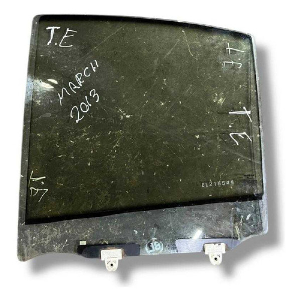 Vidro Porta Traseira Esquerda Nissan March 2013 2014 2015 