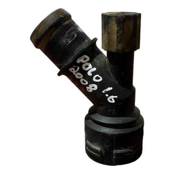 Flange Conexao Inferior Radiador Vw Polo Golf 2008 6q0122291