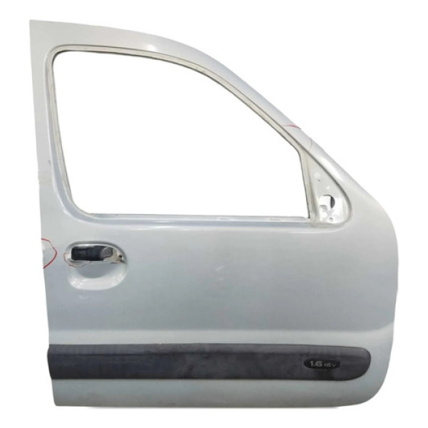 Porta Dianteira Direita  Renault Kangoo 2008 2009 Detalhe Dianteira Direito Prateado