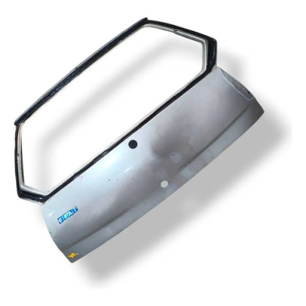 Tampa Traseira Porta Malas Fiat Palio 1997 1998 1999 Detalhe Branco