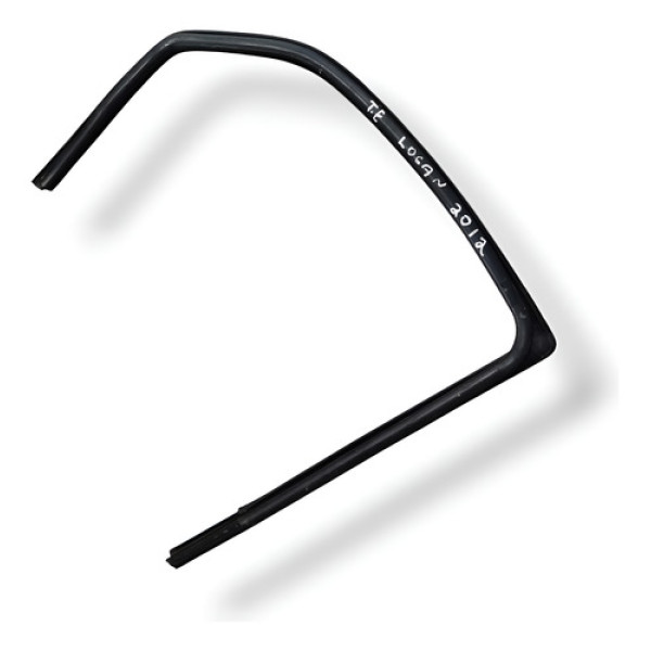 Canaleta Vidro Traseira Esquerda Renault Logan 1.6 2012 2013 Verde-escuro