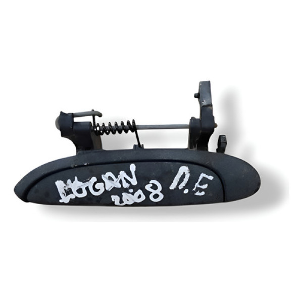 Maçaneta Externa Dianteira Esquerda Logan 2008 7700433075 Preto