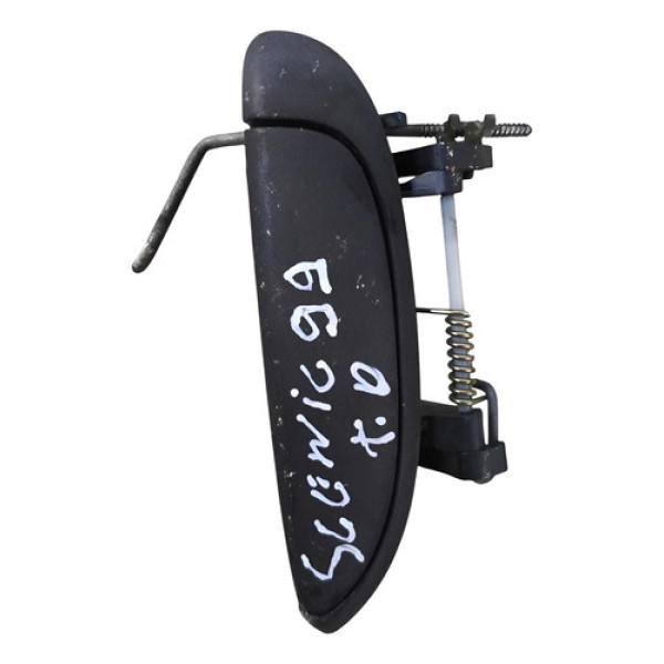 Maçaneta Externa Porta Traseira Direita Renault  Scenic 1999 Branco Traseira