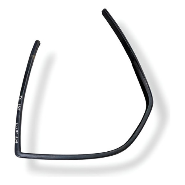 Borracha Vidro Traseiro Esquerdo Fiat Siena 2001 A 2004 Preto