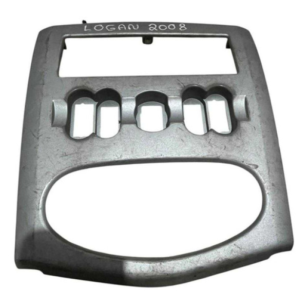 Moldura Central Do Radio Renault Logan 2008 E18200591491