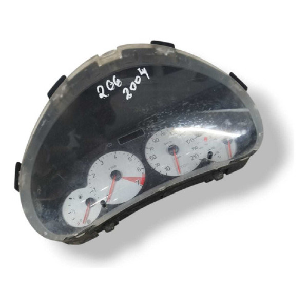 Painel Instrumentos Peugeot 206 2008 2009 2010 2011 Qaf50107 Preto