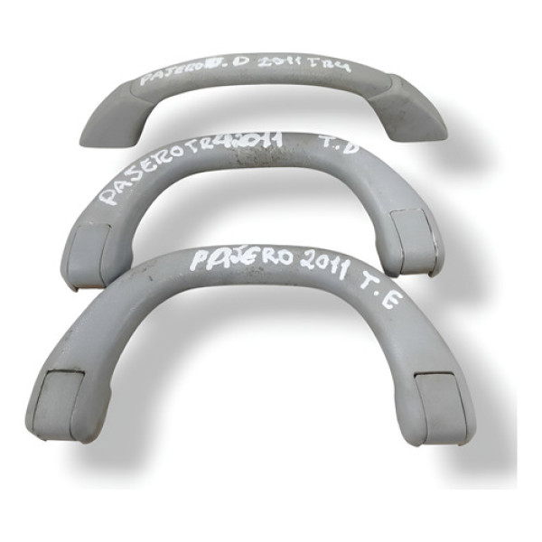 Kit 3 Alça De Teto Pqp Mitsubishi Pajero 2011 2012 2013 2014 - Preto