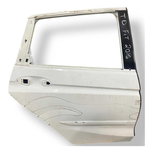 Porta Traseira Direita Honda Fit 2015 2016 2017 2018 Detalhe Traseira Direita Branco