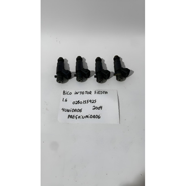 Bico Injetor Ford Fiesta 1.6 2004 0280155925 Preço Unidade