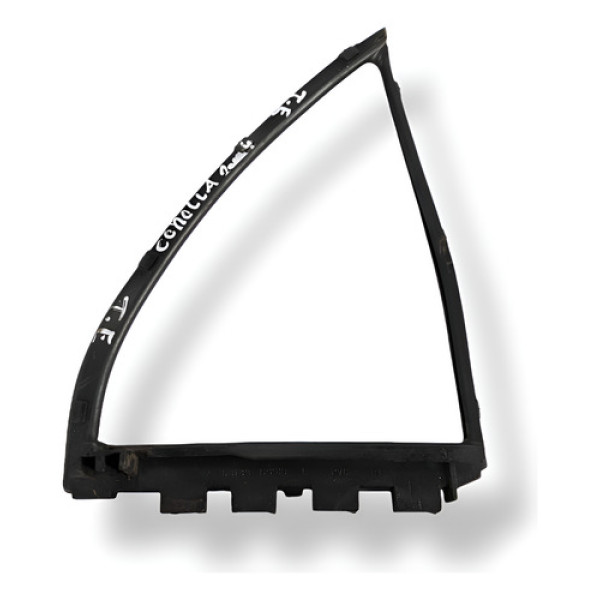 Borracha Vidro Fixo Traseiro Esquerdo Corolla 04 6818912280 - Preto