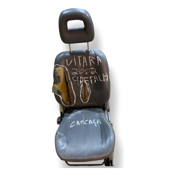 Carcaça Banco Dianteiro Esquerdo Suzuki Vitara 2002 2003 Preto