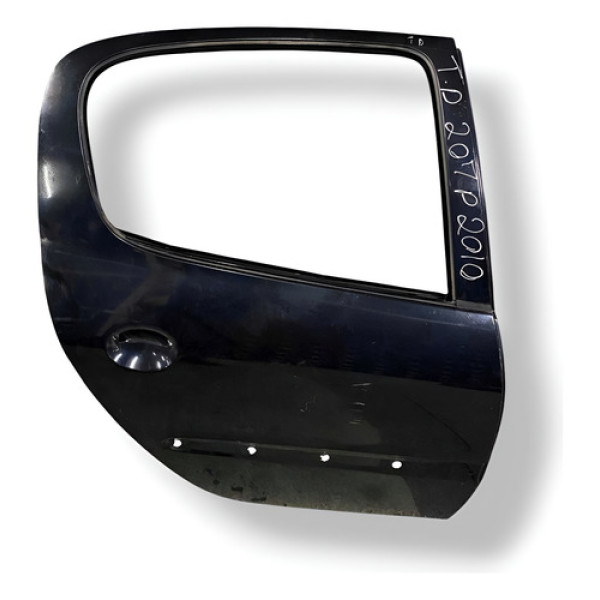 Porta Traseira Direita  Peugeot 207 Passion 2010 2011 2012 Traseira Direita Preto