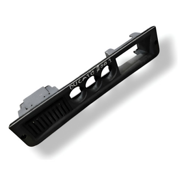 Moldura Botão Pisca Alerta Ducato 2002 2003 2004 1303456070 Preto