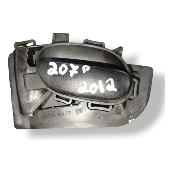 Maçaneta Interna Tras Esquerda 207 Passion 2012 9623698477 Preto Traseira