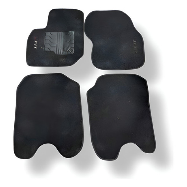 Jogo Tapete Honda Fit 2015 2016 2017 2018 2019 2020 Azul