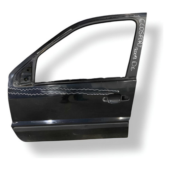 Porta Dianteira Esquerda Ford Ecosport 2007 A 2012 Detalhe Preto