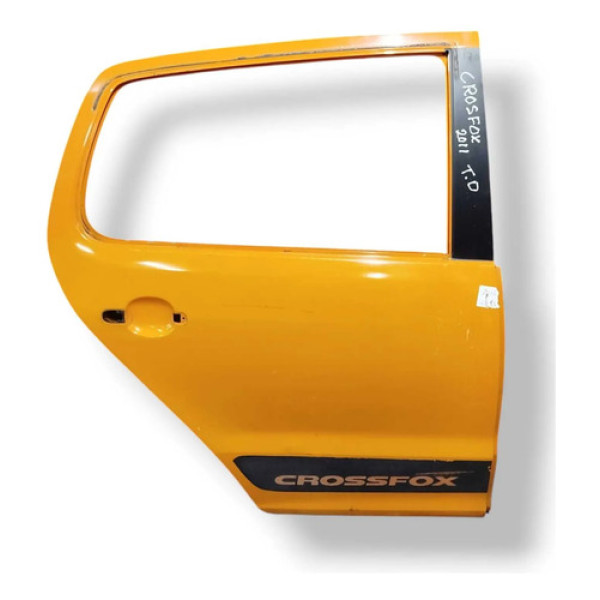 Porta Traseira Direita Volkswagen Crossfox 2011 2012 2013 Traseira Direita Laranja