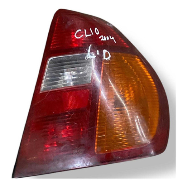 Lanterna Lado Direito Renault Clio  2001 2002 2003 2004 2005 Direito/passageiro Vermelho