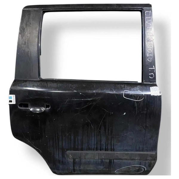Porta Traseira Direita Nissan Livina 2009 2010 Detalhe Traseira Direita Preto