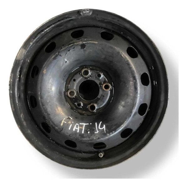 Roda Avulsa Ferro Aro 14 Fiat Preto