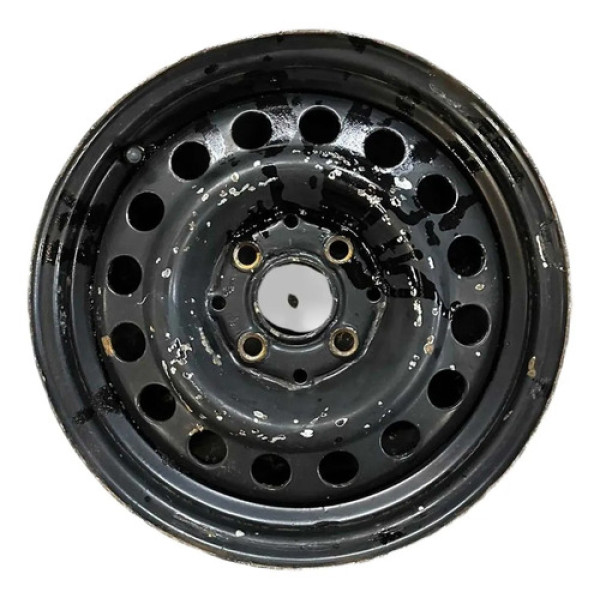 Roda Aro 14 Volkswagen Gol Voyage Santana 4 Furos Preto