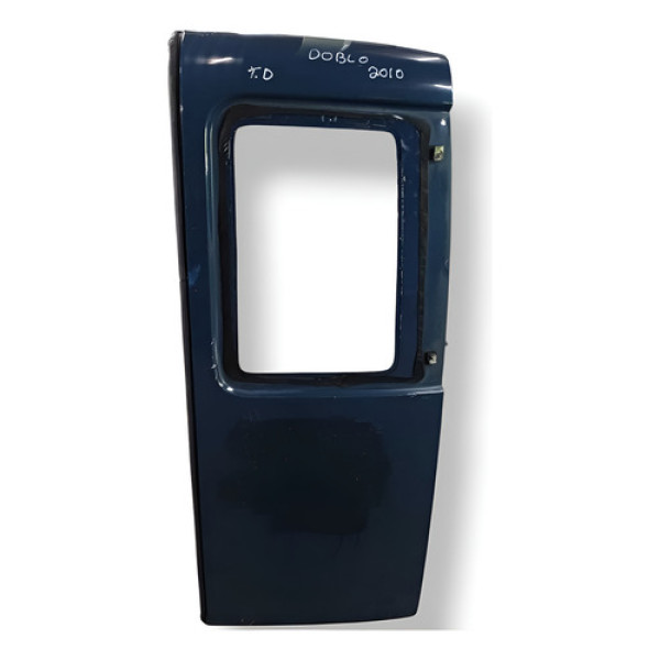 Porta Tampa Traseira Direita Sem Vidro Fiat Doblo Adv 07/12 Azul Traseira